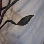 Steel Tree leaf detail Steel Tree leaf detail