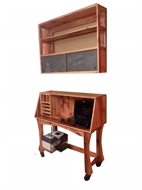 Rosenthal desk and bookcase Rosenthal Desk and Bookcase